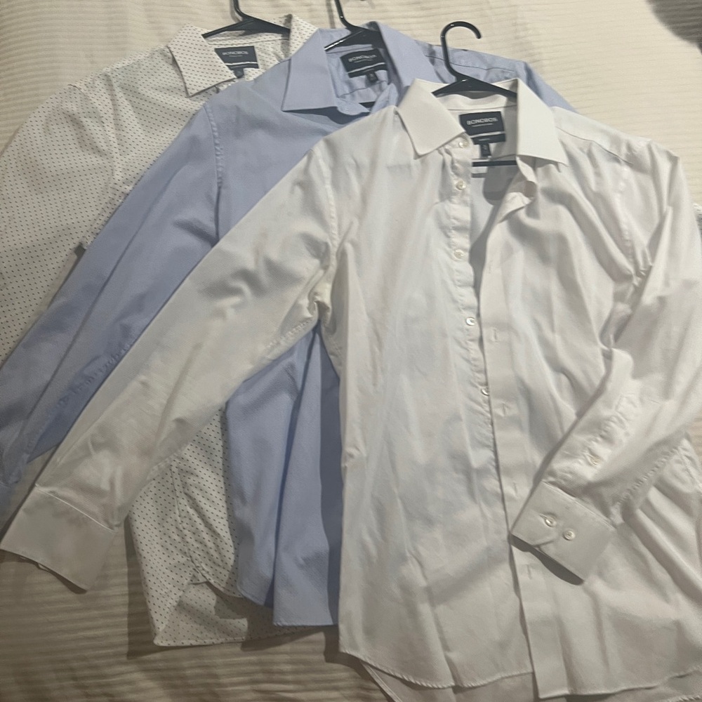 Bonobos White and Light Blue Dress Shirts